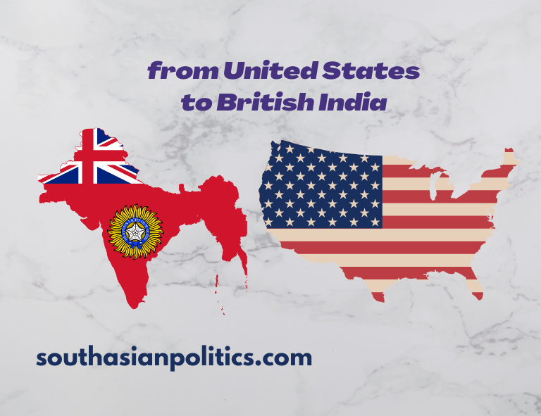 USA, missionary British India,